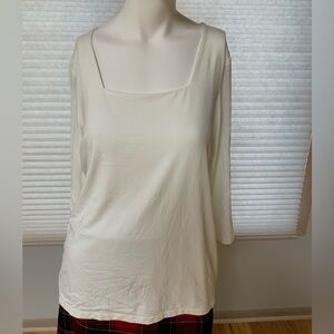 Chico’s Women’s Top Size: 1/M off-white Good condition